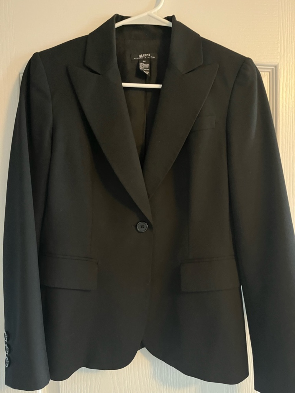 Alfani Black Women's Single-Button Blazer